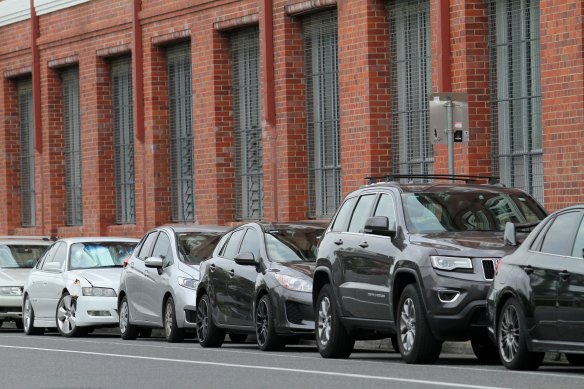 Residents in Teneriffe and Newstead struggle to find car parking and regularly rent spaces.