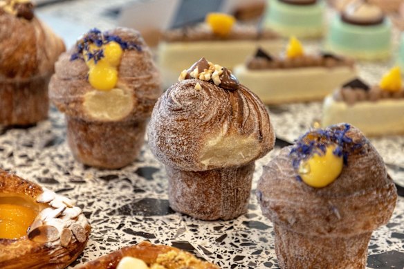 Cruffins at Penny for Pound in Moorabbin.