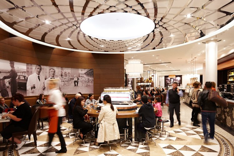 Brunetti restaurant in Lygon St, Carlton.