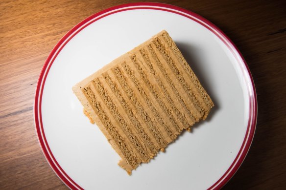 The signature honey cake at Gray &amp; Gray.