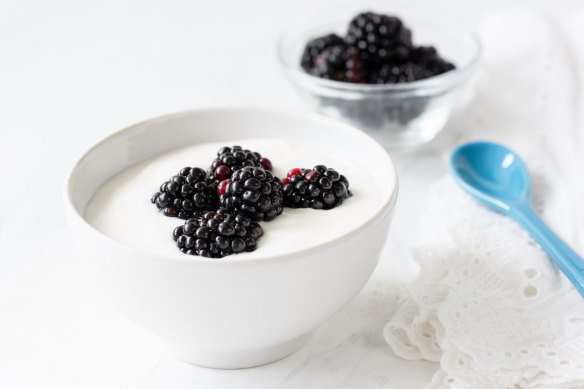 Yoghurt is a great source of protein.