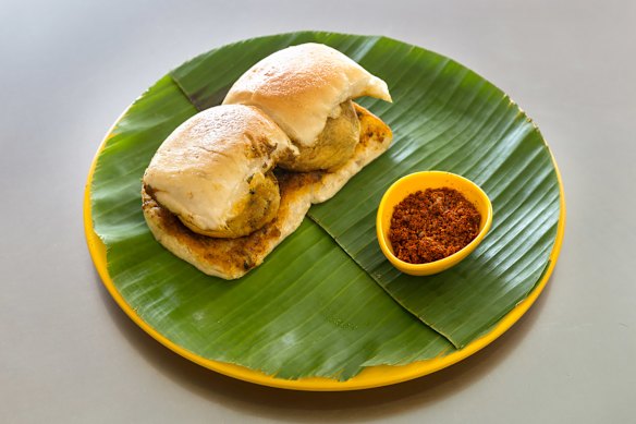 A dish on the menu at Swati Snacks in Mumbai.