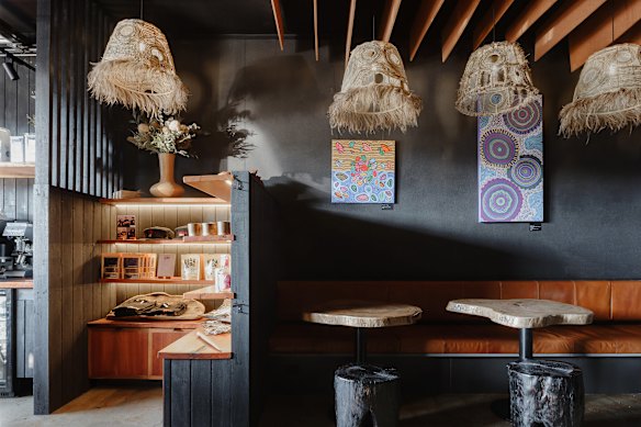 Blak Cede Gunyah cafe, Nowra, NSW.