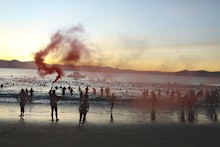 Dark Mofo 2015 Nude Solstice Swim.