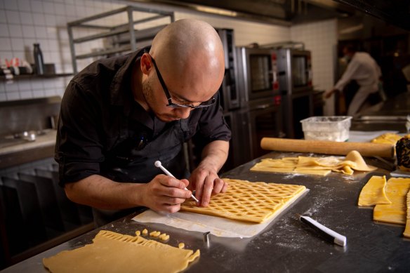 During Melbourne’s lockdowns Nguyen mastered intricate pastry designs.