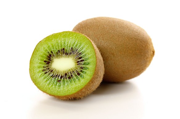 Kiwi é rico em vitamina C. 