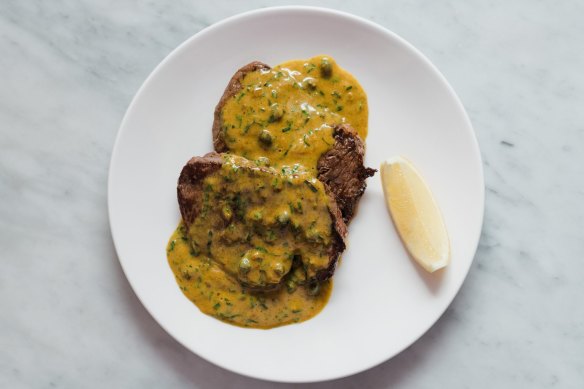 Copper Tree farm fillet steak with Cafe de Paris butter.