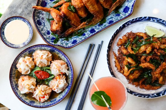 Assorted dishes at Ho Jiak Town Hall.