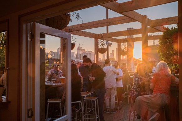 Golden hour at Runner Up.