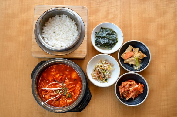 Tofu stew.