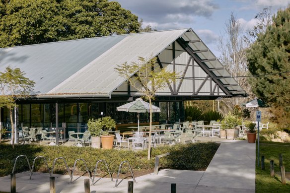 Smart and stylish 300-seat eatery Misc. at Parramatta Park.
