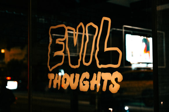 Evil Thoughts bar, which opened in Brunswick in April 2024.