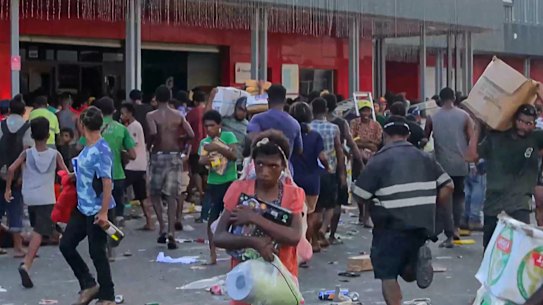 Port Moresby, PNG’s capital, was hit by rioting earlier in January.