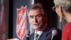 NAB CEO Ross McEwan at the Salvos’ Red Shield Appeal launch in Sydney on Friday.