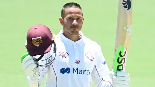 Usman Khawaja continued his fine form in the Sheffield Shield, scoring another hundred on Thursday.
