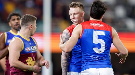 Comments from Lions’ captain Dayne Zorko upset Melbourne defender Harrison Petty and his teammates