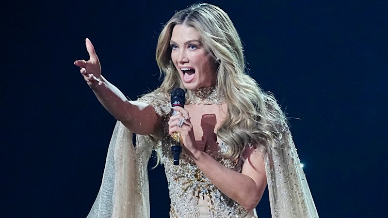 The sun goddess rises: Delta Goodrem electrifies the Eurovision stage