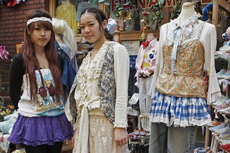 People in Tokyo love clothing and accessories with a story.