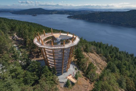 Malahat SkyWalk, Vancouver Island, British Columbia.Â 
Malahat SkyWalk Photo credit Malahat SkyWalk-Hamish Hamilton.jpg