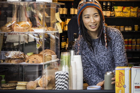 A coffee window is part of Stanley Street Bodega’s convenient pitch.