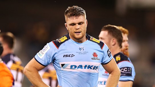 Waratahs back-rower Lachlan Swinton.