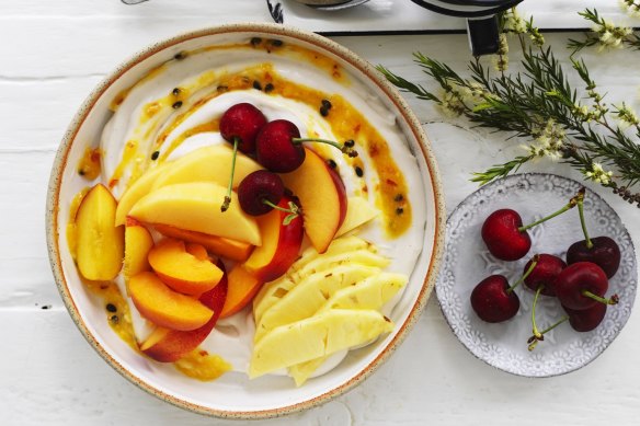 Adam Liaw’s summer fruit salad.