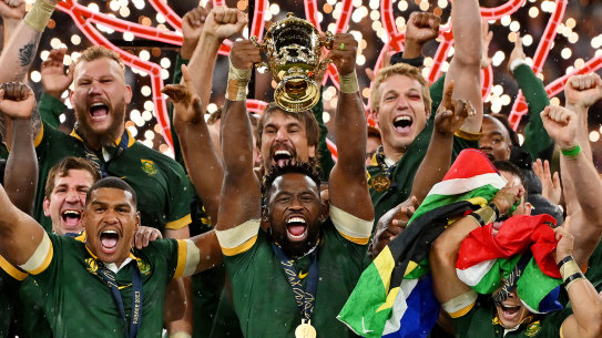 Dual world champions South Africa’s ability to name a bench boasting seven forwards is not in keeping with how the interchange rule was intended.