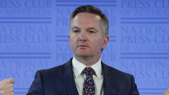 Shadow treasurer Chris Bowen asked the Treasury secretary why the department was costing Labor Party policies.