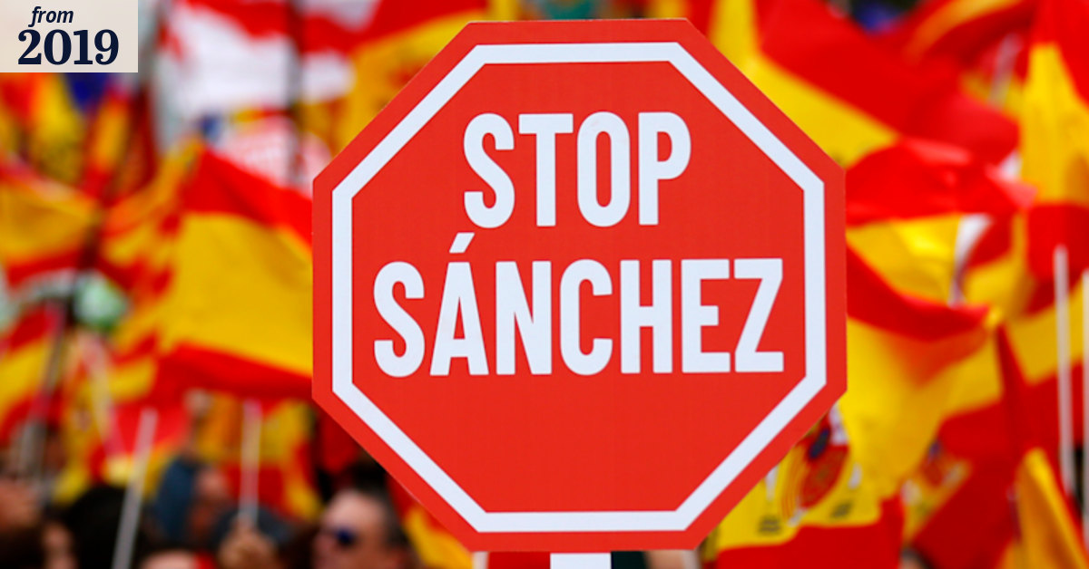 Thousands protest against Spanish PM's olive branch to secessionists