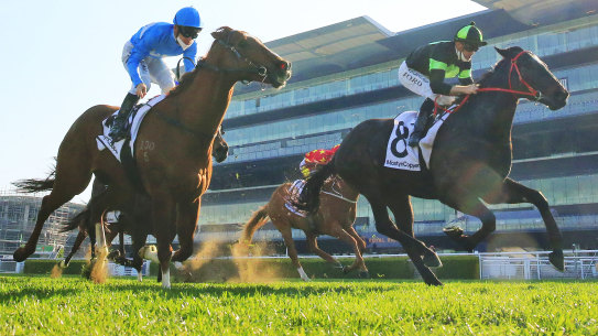 Jay Ford on Private Eye wins the Show County Quality at Randwick on Saturday.