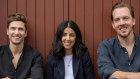 Safewill co-founder and chief executive Adam Lubofsky with Isabelle Marcarian, the principal solicitor at Safewill Legal, and Henry Harding its chief operating officer.
