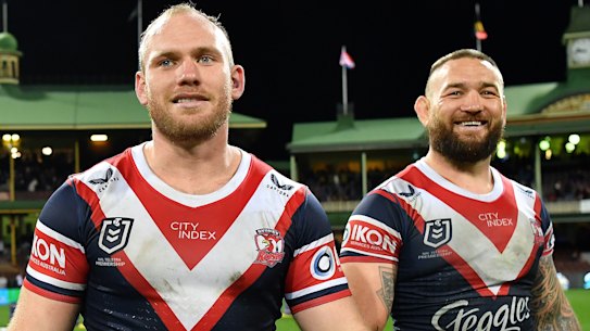 Matt Lodge and Jared Waerea-Hargreaves.