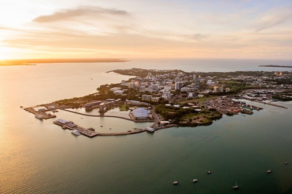 Darwin’s cruise and waterfront precinct.