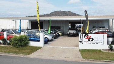 A former Rent 2 Own Cars Australia dealership in Townsville in north Queensland.