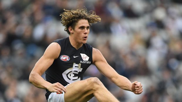 Charlie Curnow will be back for the Blues this weekend, sooner than initially expected.