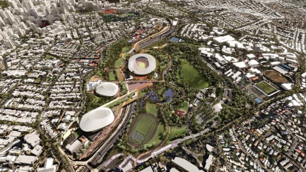 The proposed Victoria Park stadium is one of the more contentious proposals.
