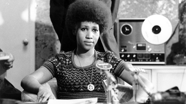 Aretha Franklin, pictured in 1973, made her own musical choices.