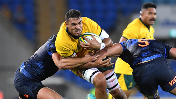 Rory Arnold has been named on the Wallabies bench to play New Zealand on Saturday.