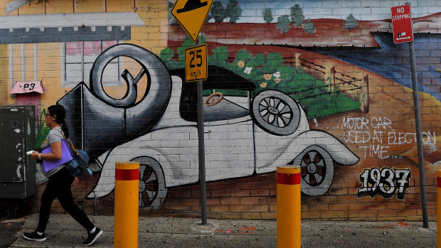 Street scene in Merrylands.