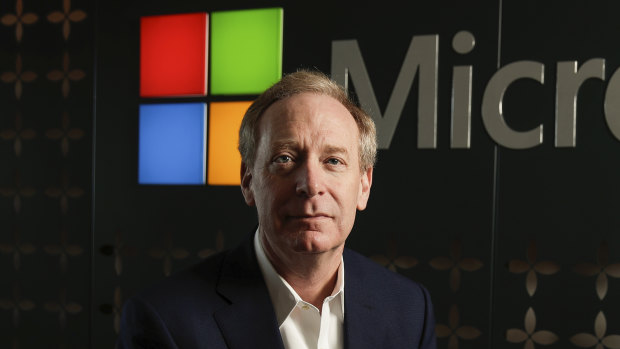 Microsoft President Brad Smith.