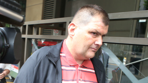 Michael Rogers, pictured here leaving a Melbourne court last month, appeared via video link for a mention hearing on Monday.