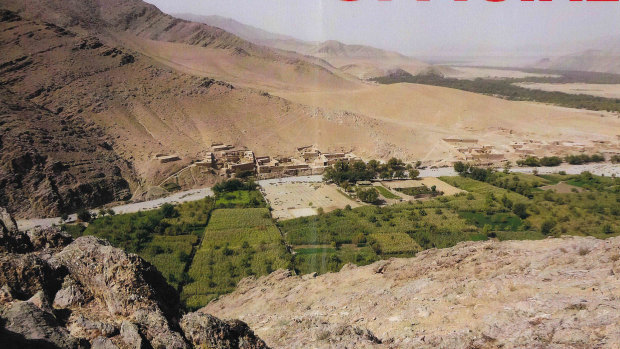 A picture of the village of Darwan, where Afghan witnesses have given evidence about the actions of Ben Roberts-Smith.