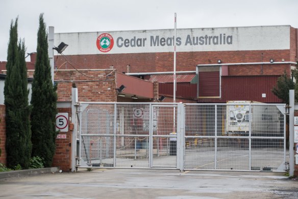 
Cedar Meats was at the centre of a coronavirus outbreak that took off in April 2020 and infected more than 110 people. 