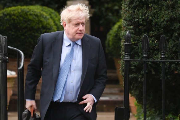 Former UK Prime Minister Boris Johnson lost his cool under questioning.