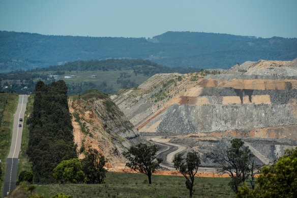 The massive Mt Arthur mine where Simon Turner worked.