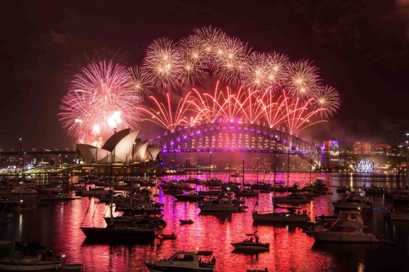 New Year's Eve in Sydney, 2016.