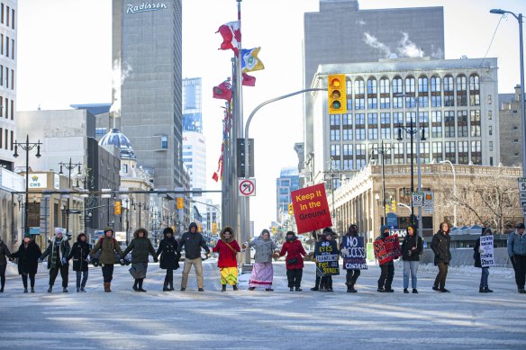 Coastal GasLink has provincial approval to build a 670-kilometre pipeline, but the chiefs say they won’t allow anyone on the First Nation’s traditional territory without their consent.