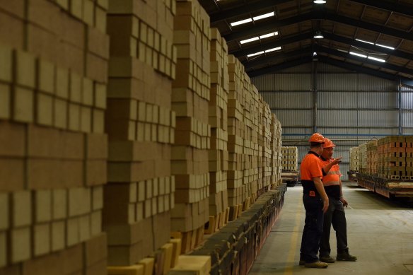 The Austral Bricks plant at Horsley Park, Sydney.