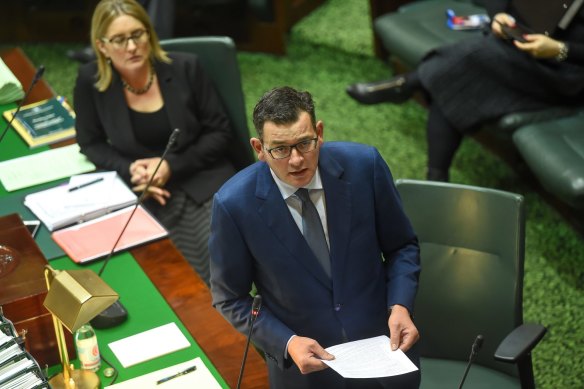 Powers enforced by Premier Daniel Andrews’ government have not been subject to scrutiny in Parliament.