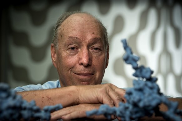 Professor Colin Masters, pictured in 2016 when he received an Order of Australia for his research into Alzheimer’s disease. 